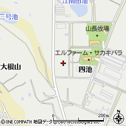 愛知県常滑市金山籠池周辺の地図