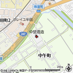 中埜酒造周辺の地図