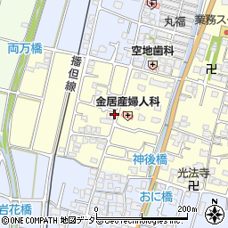 兵庫県姫路市香寺町中仁野196-19周辺の地図