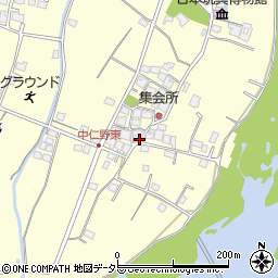 兵庫県姫路市香寺町中仁野603周辺の地図