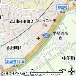 愛知県半田市祢宜町72周辺の地図
