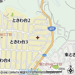大阪府豊能郡豊能町ときわ台3丁目9周辺の地図