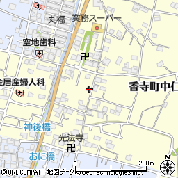 兵庫県姫路市香寺町中仁野137周辺の地図