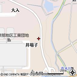 愛知県岡崎市上衣文町井場子周辺の地図