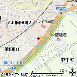 トヨタカローラ名古屋半田乙川店周辺の地図