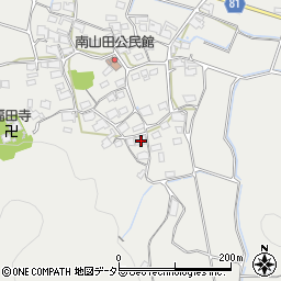 兵庫県姫路市山田町南山田750周辺の地図
