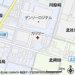 愛知県岡崎市下青野町宝田33周辺の地図