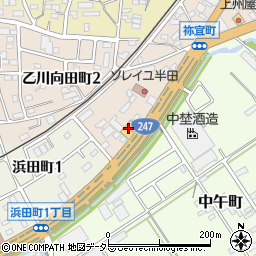 トヨタカローラ名古屋半田乙川店周辺の地図