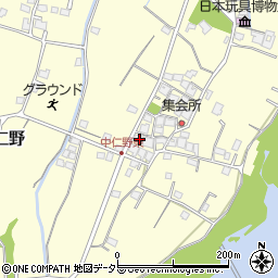 兵庫県姫路市香寺町中仁野609周辺の地図