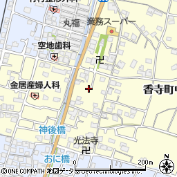 兵庫県姫路市香寺町中仁野131-6周辺の地図