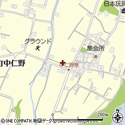 兵庫県姫路市香寺町中仁野533周辺の地図