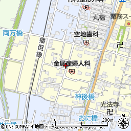 兵庫県姫路市香寺町中仁野196-3周辺の地図