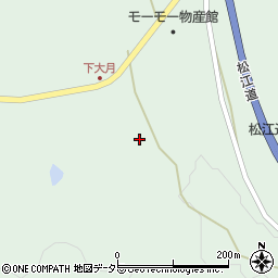 広島県庄原市口和町大月792周辺の地図
