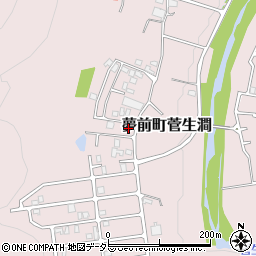 兵庫県姫路市夢前町菅生澗161-154周辺の地図