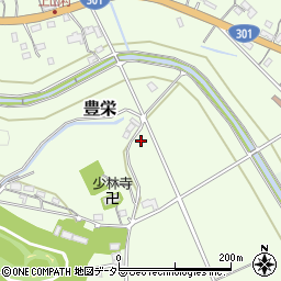 愛知県新城市豊栄田中周辺の地図