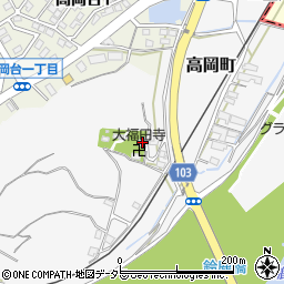 三重県鈴鹿市高岡町1316周辺の地図