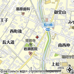 愛知県岡崎市福岡町新町周辺の地図