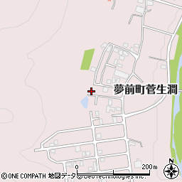 兵庫県姫路市夢前町菅生澗161-211周辺の地図