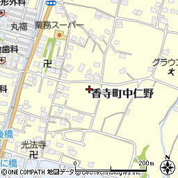 兵庫県姫路市香寺町中仁野70-12周辺の地図