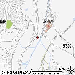 兵庫県三田市沢谷493周辺の地図