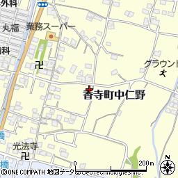 兵庫県姫路市香寺町中仁野70-16周辺の地図