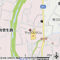 兵庫県姫路市夢前町菅生澗122周辺の地図