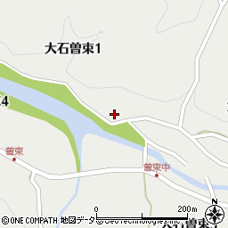 滋賀県大津市大石曽束周辺の地図