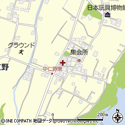 兵庫県姫路市香寺町中仁野610周辺の地図