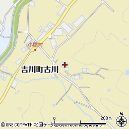 兵庫県三木市吉川町古川831周辺の地図
