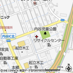 静岡県藤枝市岡部町内谷840-1周辺の地図