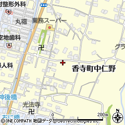 兵庫県姫路市香寺町中仁野70-6周辺の地図