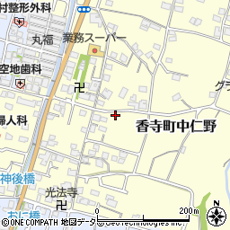兵庫県姫路市香寺町中仁野70-5周辺の地図