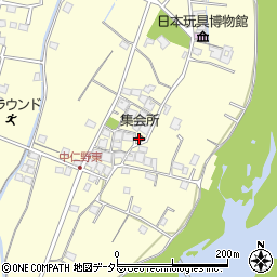 兵庫県姫路市香寺町中仁野628-1周辺の地図