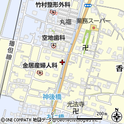 兵庫県姫路市香寺町中仁野160-3周辺の地図