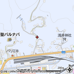 島根県浜田市浅井町周辺の地図