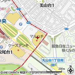 株式会社ホームドライ　日生中央店周辺の地図