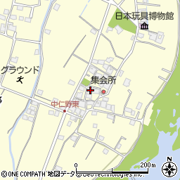 兵庫県姫路市香寺町中仁野613周辺の地図