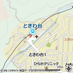 大阪府豊能郡豊能町ときわ台1丁目11周辺の地図