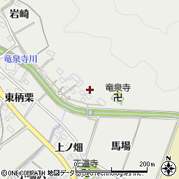 愛知県岡崎市竜泉寺町西ノ山周辺の地図