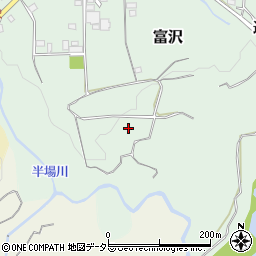 愛知県新城市富沢雲沢周辺の地図