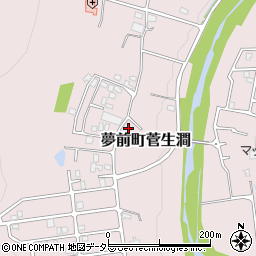 兵庫県姫路市夢前町菅生澗161-156周辺の地図