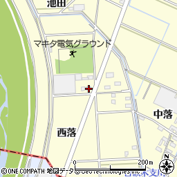 愛知県岡崎市合歓木町池田133周辺の地図