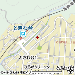 大阪府豊能郡豊能町ときわ台1丁目17周辺の地図