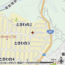 大阪府豊能郡豊能町ときわ台2丁目10周辺の地図