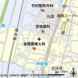 兵庫県姫路市香寺町中仁野164周辺の地図