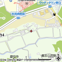 兵庫県三田市貴志1404周辺の地図