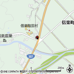 滋賀県甲賀市信楽町牧1478周辺の地図