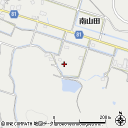 兵庫県姫路市山田町（南山田）周辺の地図