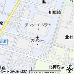 愛知県岡崎市下青野町宝田周辺の地図