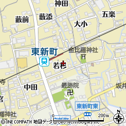 愛知県新城市平井若杉周辺の地図